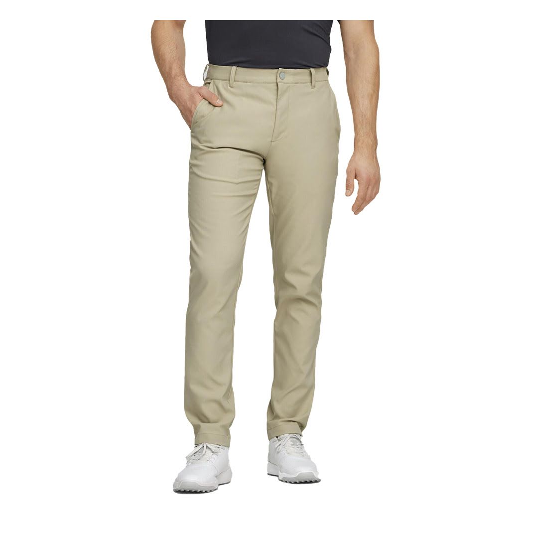 PUMA Dealer Tailored Men's Golf Pants - Khaki | Stretch Performance Golf Trousers