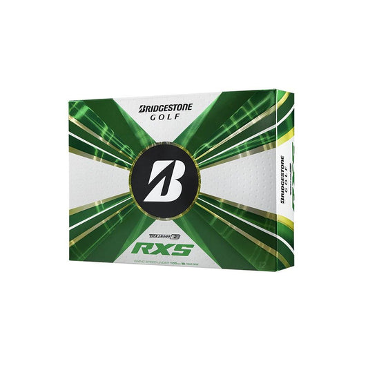 Bridgestone Tour B RXS Golf Balls – 12 Ball Pack | REACTIV X Cover | Tour-Level Spin & Soft Feel | Maximum Distance Golf Balls