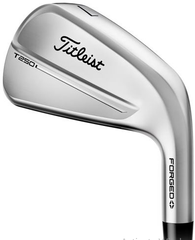 Titleist T250 Forged Irons (5-W) Steel Shaft – Players Distance Iron Set with Speed & Forgiveness