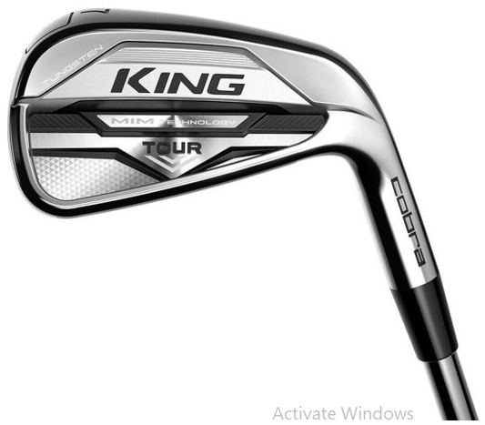 Cobra KING Tour MIM Irons Set (4-PW) Steel Shaft – Precision Forged Players Iron with MIM Technology