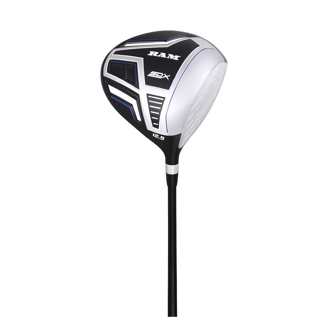 RAM Golf SDX Men's Complete Golf Club Set with Stand Bag + FREE Viper Golf Balls | Driver, Fairway, Hybrid, Irons & Putter