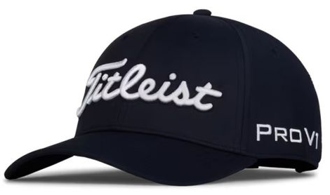 Titleist Men’s Tour Performance Adjustable Golf Cap – Lightweight Stretch Moisture-Wicking Golf Hat