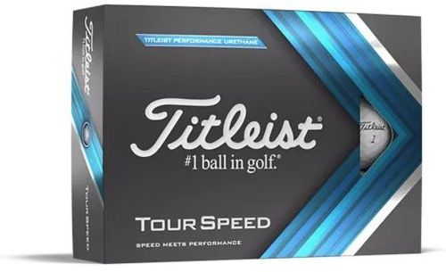 Titleist Tour Speed Golf Balls | High Distance, Soft Feel & Urethane Performance Golf Balls (1 Dozen)