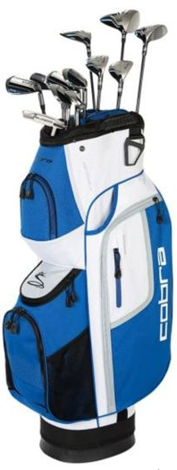 Cobra Men’s Fly-XL Steel Golf Set Right Hand Regular (10 Clubs + Bag) – Complete Beginner Golf Set (Prior Generation)
