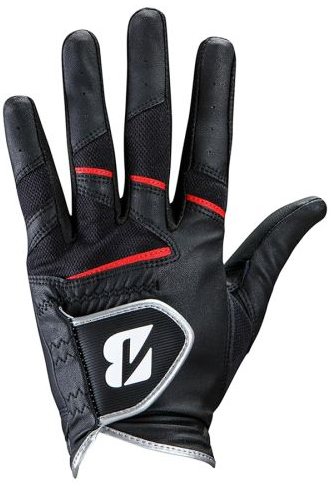 Bridgestone Men's Soft Grip Golf Glove Left Hand Black – Premium Grip, Breathable Comfort & Durable Fit