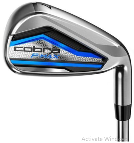 COBRA F-Max (5-PW, GW) Steel Irons Set – Lightweight Game Improvement Irons for Maximum Forgiveness & Easy Launch