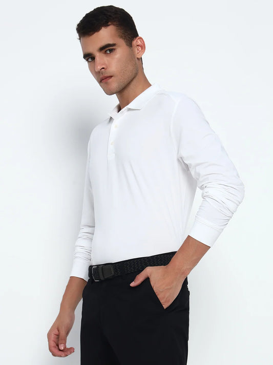 Jack Nicklaus Euro Detail Polo - White