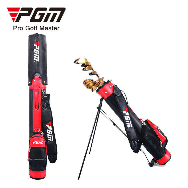 PGM PU Sunday Stand Bag Black/Red