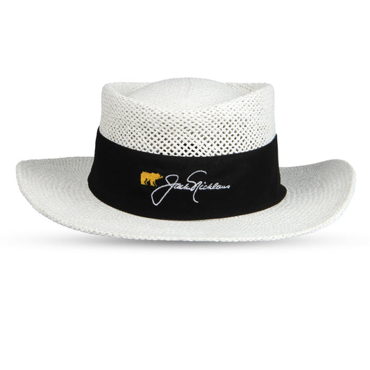 White Jack Nicklaus Straw Hats for Men