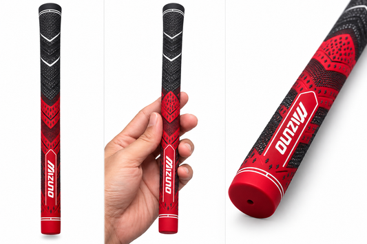 Mizuno Black Red Cord Golf Grip - Single Pc