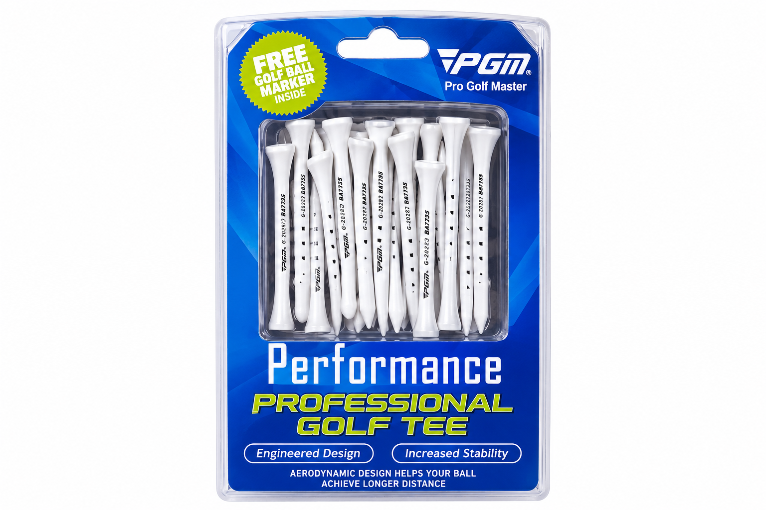 PGM performance wooden tee 53mm