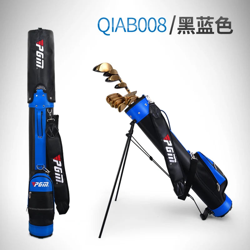 PGM PU Sunday Stand Bag Black/Blue