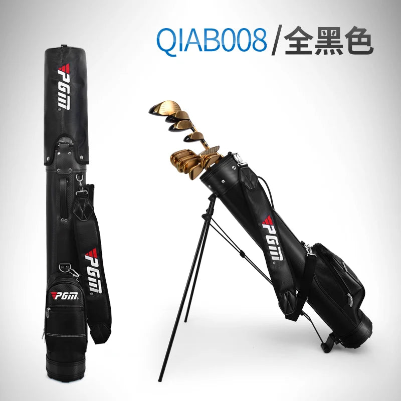 PGM PU Sunday Stand Bag Black/Black