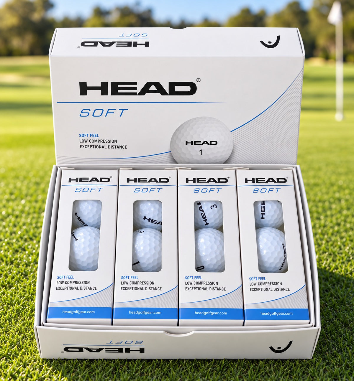 HEAD Soft Golf Balls – Soft Feel, Low Compression & Exceptional Distance
