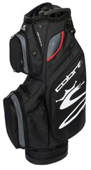 Cobra Air-X Cart Bag – Black | Lightweight Golf Cart Bag with 14-Way Divider & Multiple Pockets