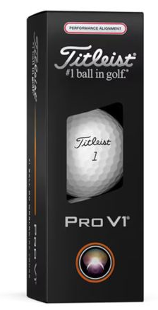 Titleist Pro V1 Performance Alignment Golf Balls – Red Line | Tour Distance, Spin & Precision Alignment (Dozen)