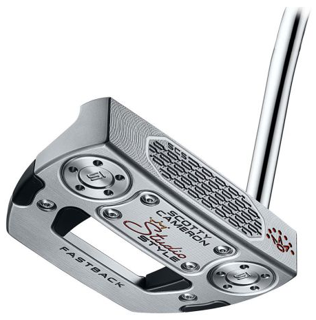 Scotty Cameron Studio Style Fastback Putter – Compact Mallet Precision with Soft Feel Insert & High MOI Stability