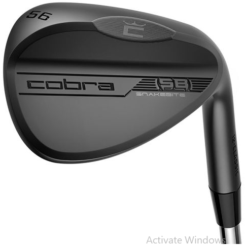 Cobra King Snakebite Steel Wedge Black – Versatile Spin Control Golf Wedge (Men’s)