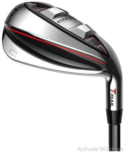 Cobra T-Rail (5-GW) Steel Irons Set – Black/Red | Hybrid Iron Set for Maximum Forgiveness & Distance