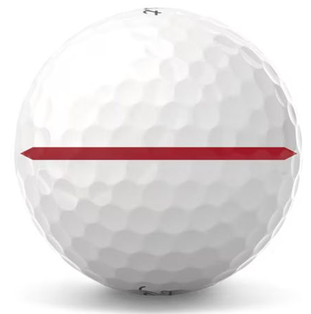 Titleist Pro V1 Performance Alignment Golf Balls – Red Line | Tour Distance, Spin & Precision Alignment (Dozen)