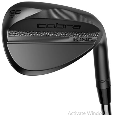 Cobra KING Steel Wedge – Black Finish | Precision Spin Wedge with Progressive Grooves & Tour Grind