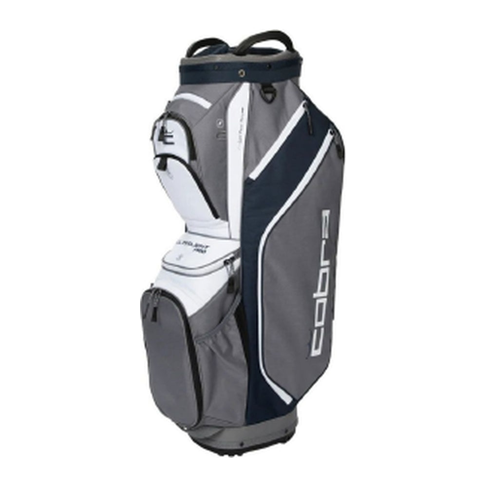 Cobra Golf Cart Bag – Grey, Navy Blue & White