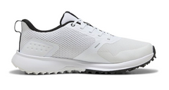 PUMA Fusion Grip 6 Spikeless Golf Shoes – Puma White/Puma Black | Lightweight Breathable Golf Shoes for Men