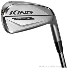 COBRA King Forged Tec (4-PW) Steel Irons Set – Hollow Body Players Distance Irons with Tungsten Weighting & Forged Feel