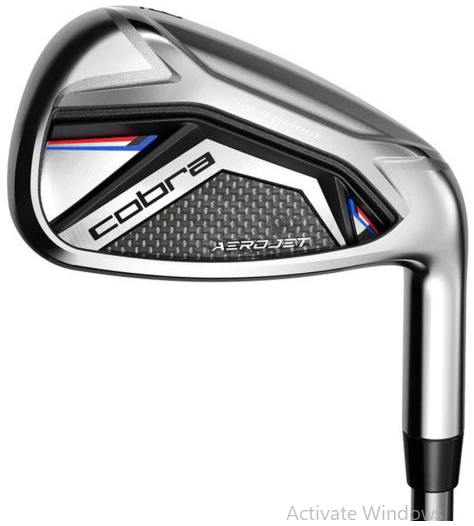 Cobra AEROJET Irons Set (5-GW) Steel Shaft – High Launch Distance & Forgiveness Irons