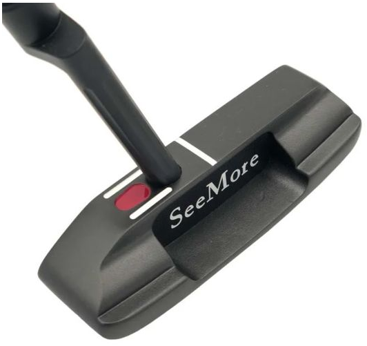 SeeMore SI2 Black Putter – RifleScope Alignment System, Precision Milled Face & Stealth Matte Finish