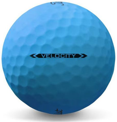 Titleist Velocity Golf Balls Matte Blue (Prior Generation) | High Distance, Low Spin & High Visibility Golf Balls (1 Dozen)