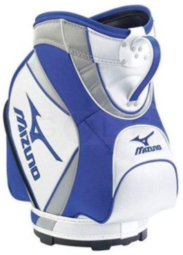 Mizuno Den Caddy Bag White/Navy – Premium Golf Den Caddy Storage & Display Bag