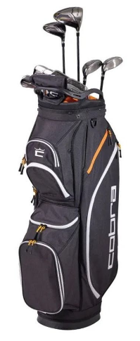 Cobra Fly-XL Men’s Complete Golf Set with Cart Bag (Driver, Fairway, Hybrid, Irons & Putter)
