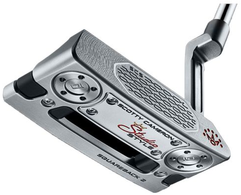 Scotty Cameron Studio Style Squareback 2 Putter – Compact Mid-Mallet with SCS Face Insert, High MOI Stability & Precision Alignment