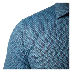 Glenmuir Men's Cambridge Golf Polo - Lagoon/Black