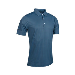 Glenmuir Men's Cambridge Golf Polo - Lagoon/Black