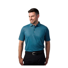 Glenmuir Men's Cambridge Golf Polo - Lagoon/Black